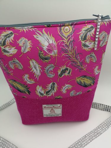 Pink Feathers Bag